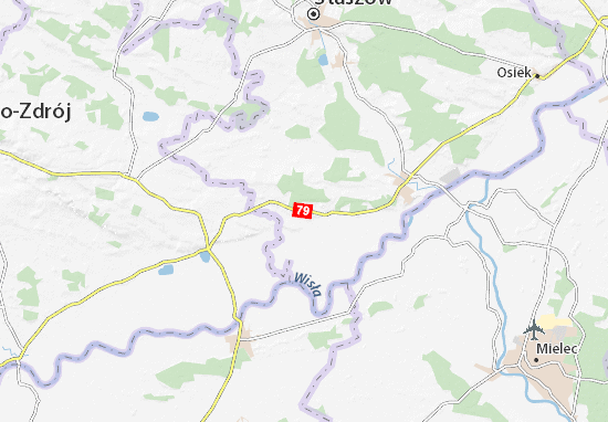 Karte Stadtplan Łubnice