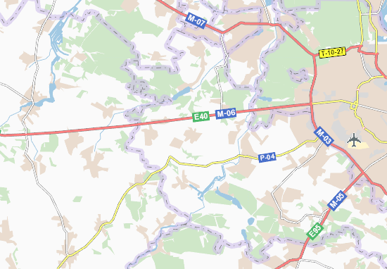 Karte Stadtplan Shpyt&#x27;ky