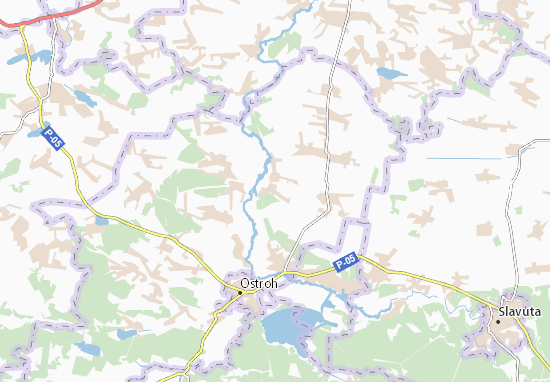 Karte Stadtplan Mohylyany