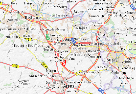 Karte Stadtplan Éleu-dit-Leauwette