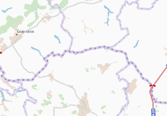 Karte Stadtplan Hur&#x27;iv Kozachok