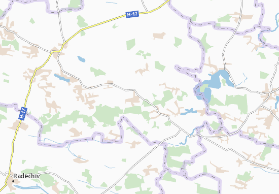 Karte Stadtplan Lobachivka