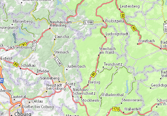 Karte Stadtplan Buchbach