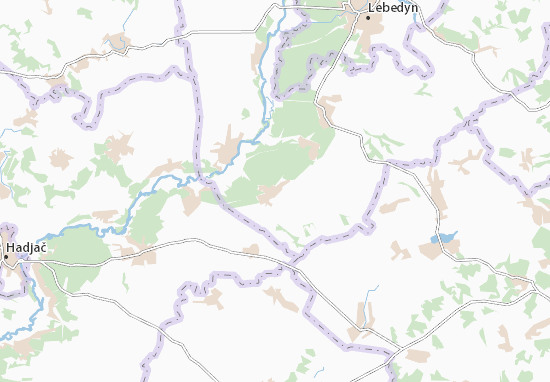 Karte Stadtplan Moskovs&#x27;kyi Bobryk