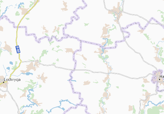 Karte Stadtplan Kachanove