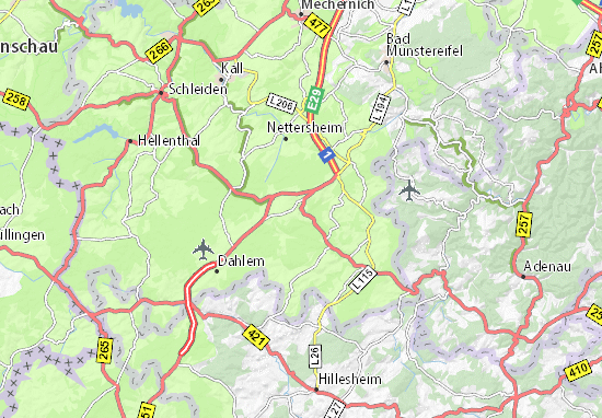 Karte Stadtplan Blankenheim