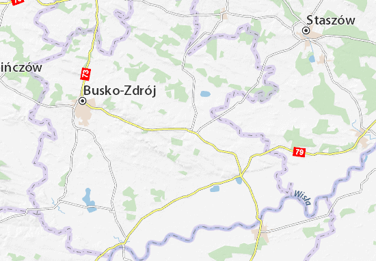 Stopnica Map