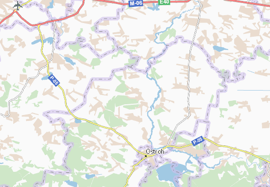 Karte Stadtplan Ozhenyn