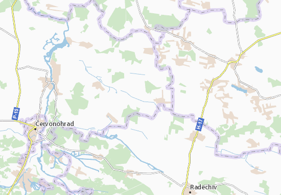 Karte Stadtplan Shpykolosy