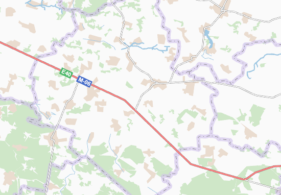 Yahodynka Map