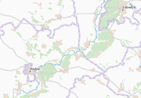 Karte Stadtplan Plishyvets&#x27;