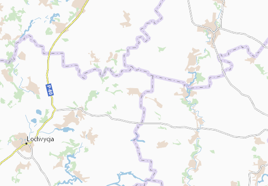 Kaart Plattegrond Poharshchyna