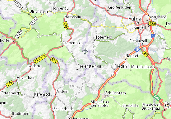 Weidenau Map