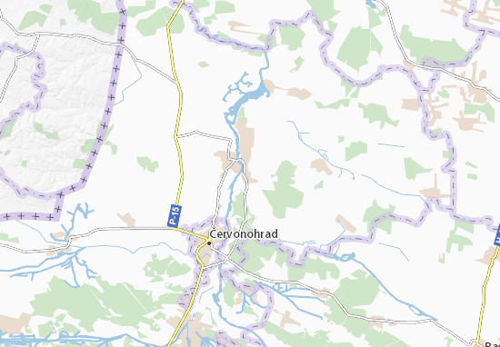 Karte Stadtplan Potorytsya
