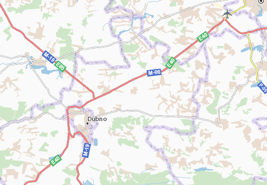 Kaart Plattegrond Molodava Tretya