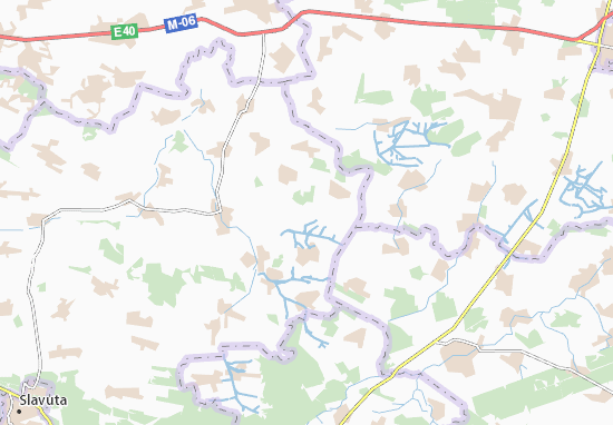 Karte Stadtplan Malyi Pravutyn