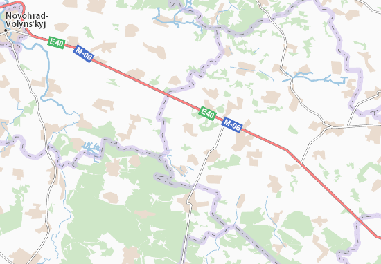 Karte Stadtplan Tetirka