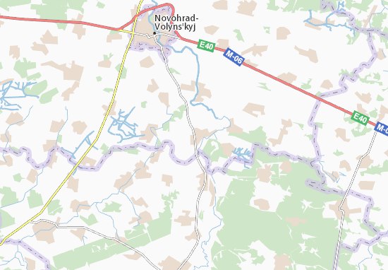Karte Stadtplan Kykova