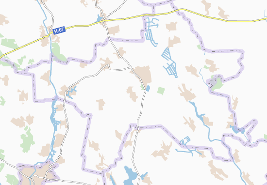 Mapa Cherevky