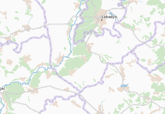 Karte Stadtplan Boroven&#x27;ka
