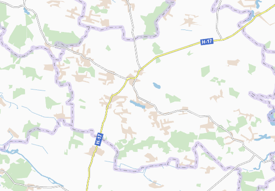 Karte Stadtplan Tsehiv