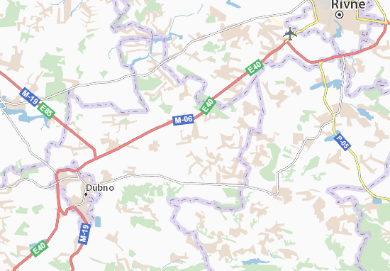 Karte Stadtplan Varkovychi