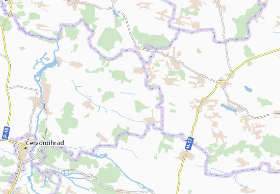 Karte Stadtplan Smykiv