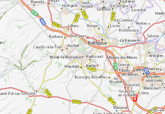 Bruay-la-Buissière Map