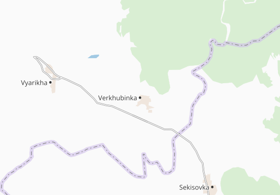 Karte Stadtplan Verkhubinka