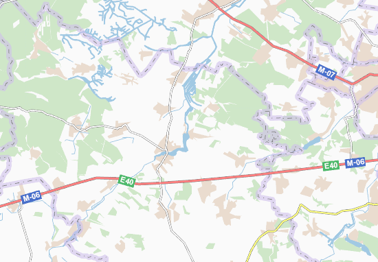 Karte Stadtplan Havronshchyna