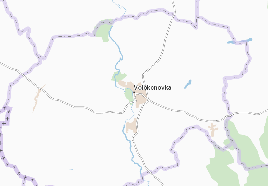 Kaart Plattegrond Volokonovka