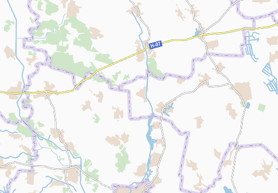 Velykyi Krupil&#x27; Map