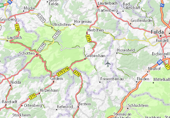 Grebenhain Map