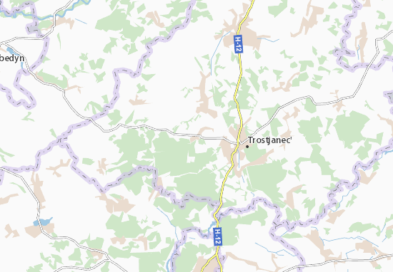Karte Stadtplan Stanova