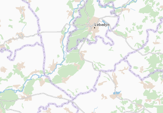 Budylka Map