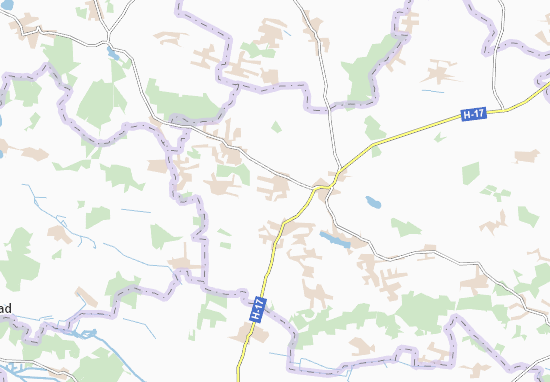 Karte Stadtplan Pirvanche