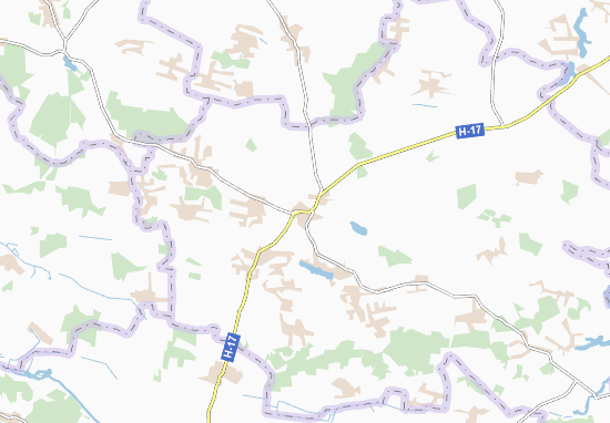 Karte Stadtplan Horokhiv
