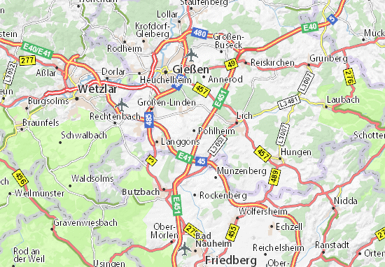 Grüningen Map