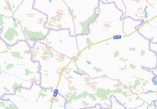Karte Stadtplan Skobelka
