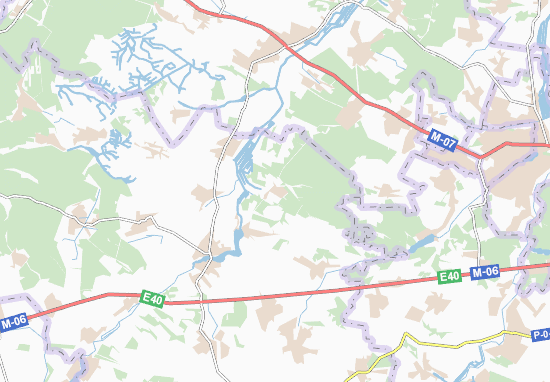 Karte Stadtplan Plakhtyanka