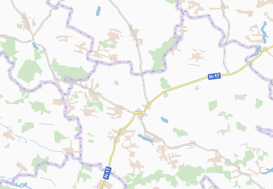 Karte Stadtplan Markovychi