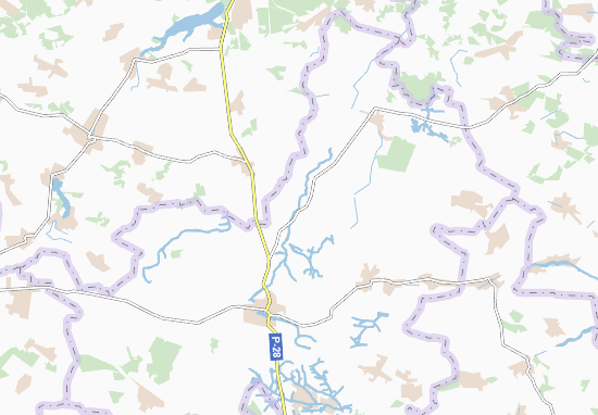 Kaart Plattegrond Ocheretyanka