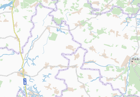 Karte Stadtplan Horbuliv