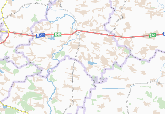 Bochanytsya Map