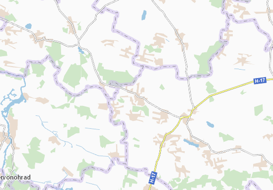Pidberezzya Map