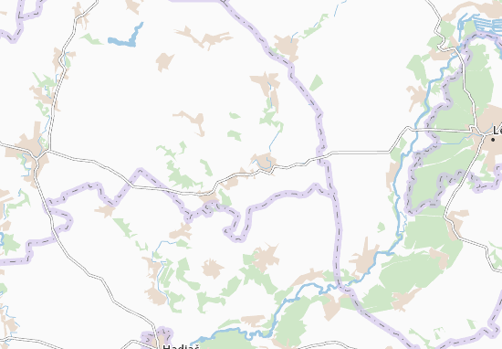 Karte Stadtplan Synivka