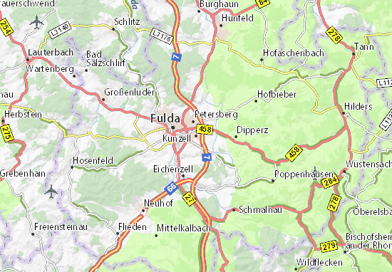 Künzell Map