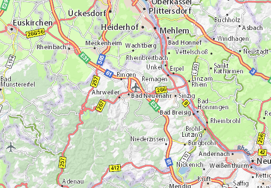 Bad Neuenahr Map