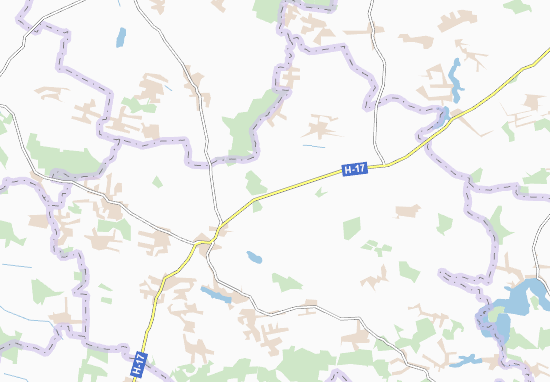 Karte Stadtplan Tereshkivtsi