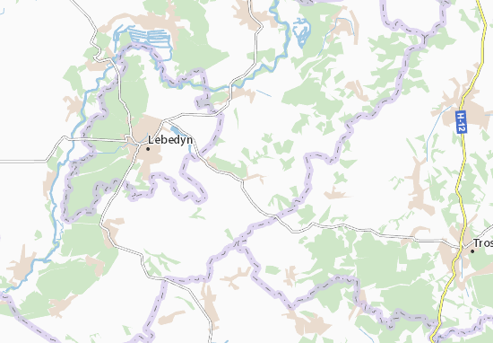 Karte Stadtplan Ryabushky